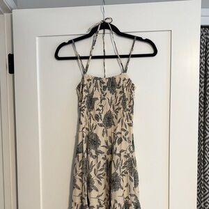 Abercrombie & Fitch Black Floral Maxi Dress